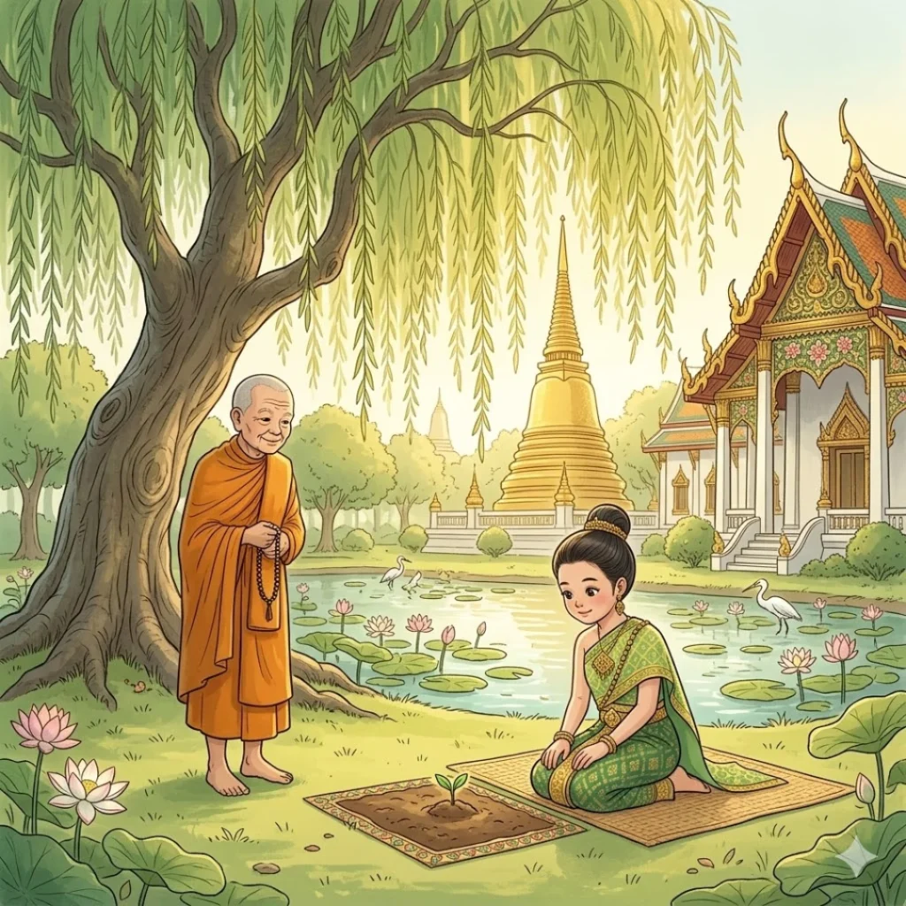 The Weeping Willows Gift Patience Story For Kids