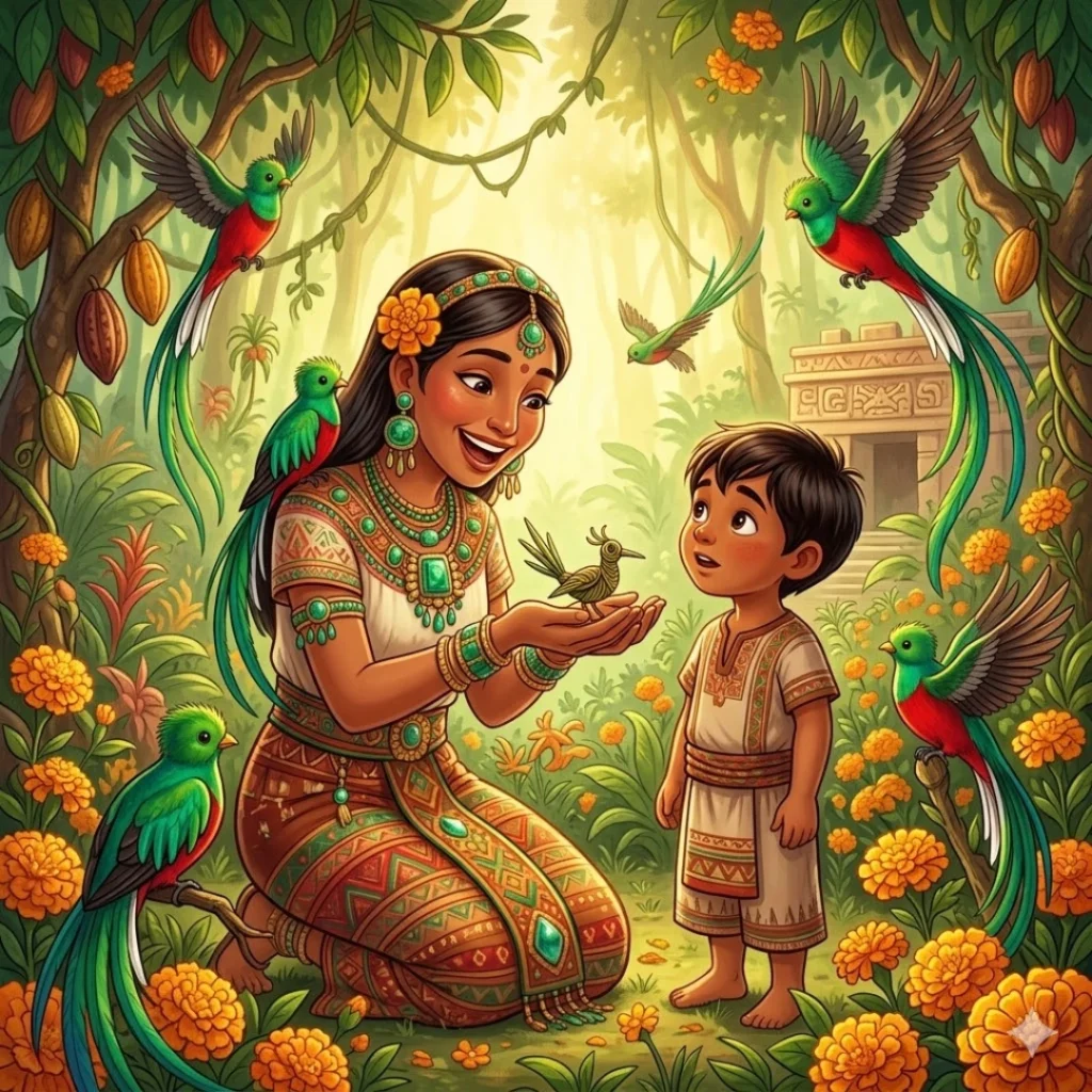 Xochiquetzals Garden Creativity Story For Kids