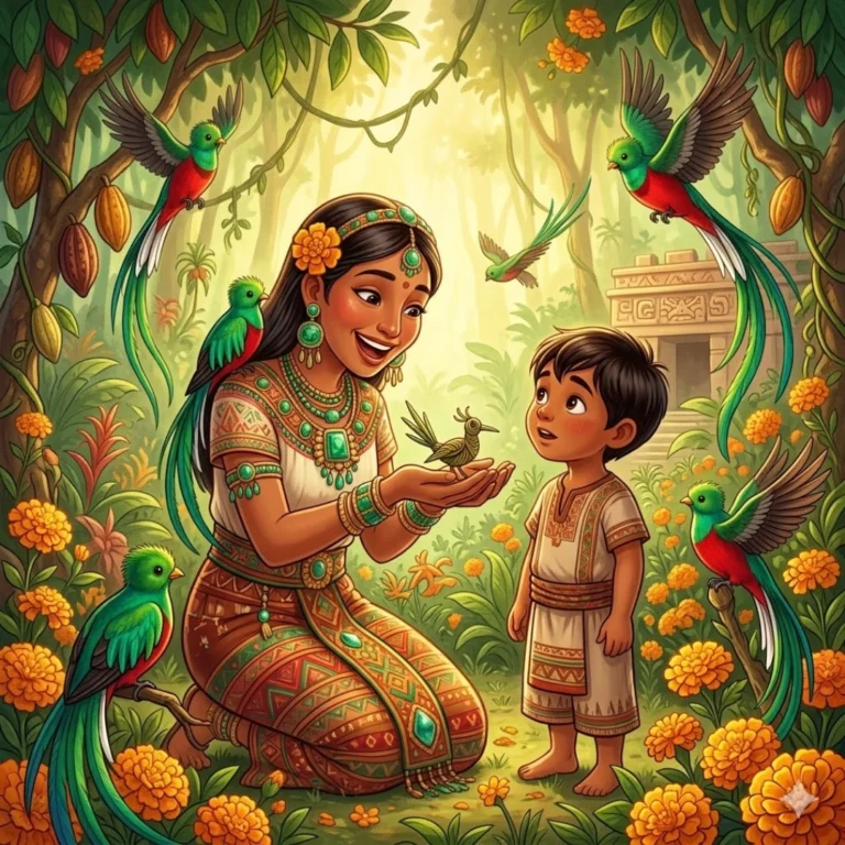 Xochiquetzals Garden Creativity Story For Kids