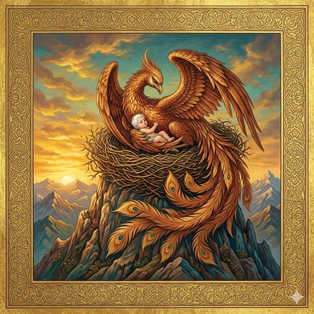 Zal And The Simurghs Feather Acceptance Story For Kids