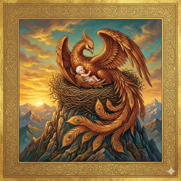 Zal And The Simurghs Feather Acceptance Story For Kids